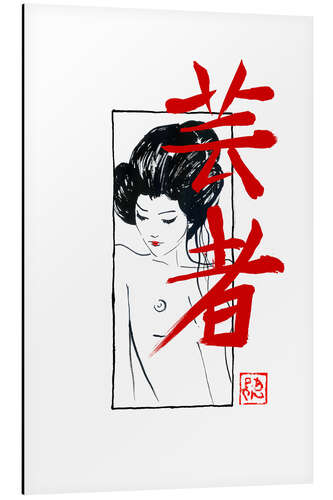 Tableau en aluminium Kumitate Geisha II