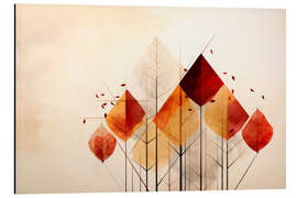 Magnettafel Herbst Abstraktion