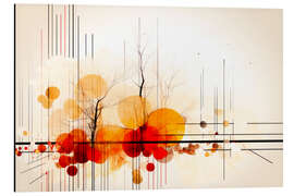Magnettafel Abstrakter Herbst im Stadtpark