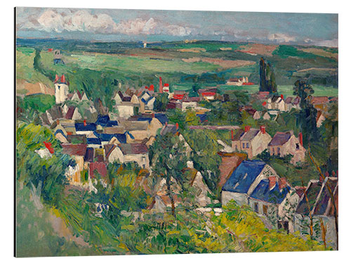 Aluminium print Auvers, Panoramic View, 1875