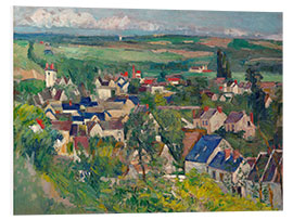 Foam board print Auvers, Panoramic View, 1875