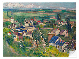 Wall sticker Auvers, Panoramic View, 1875