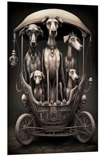 Quadro em PVC Dogmobile
