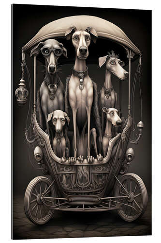 Cuadro de plexi-alu Dogmobile