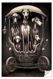 Naklejka na ścianę Dogmobile