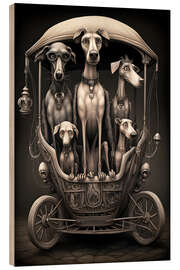 Tableau en bois Dogmobile