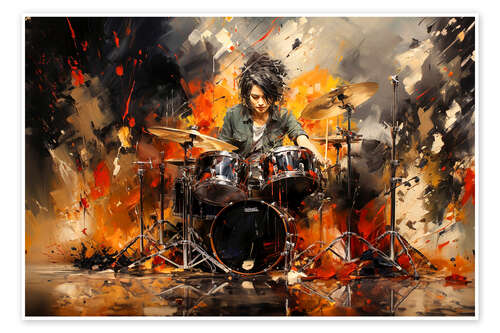 Poster Drums Passion