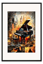 Gerahmter Kunstdruck Grand Piano Shades