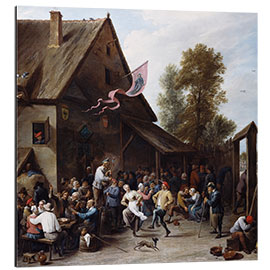 Cuadro de aluminio Kermis on St. George's Day, David Teniers the Young