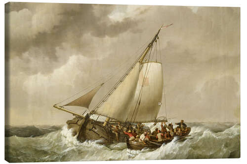 Canvastavla Rescue on Stormy Sea, 1820