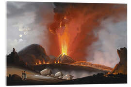 Cuadro de metacrilato The Interior of Vesuvius, 1838