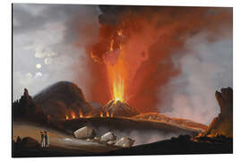 Obraz na aluminium The Interior of Vesuvius, 1838