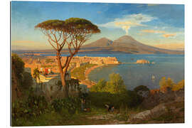 Gallery print View of the Bay of Naples and Mount Vesuvius