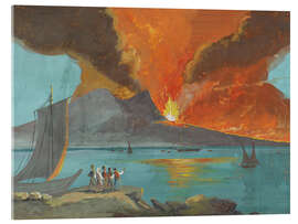 Quadro em acrílico Vesuvius, Eruption 1828