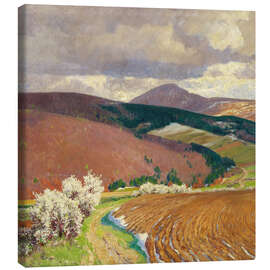 Obraz na płótnie Early Spring in the Eifel - Fritz von Wille