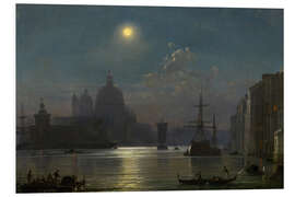 Tableau en PVC Venice, view over St. Mark's Basin to Santa Maria della Salute