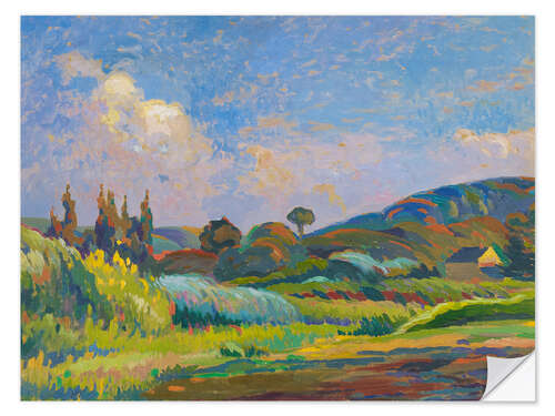 Muursticker Paysage, Paul Elie Gernez, 1914