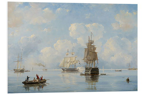 Stampa su PVC Gun Salute by a Dutch Harbour, Ary Pleysier