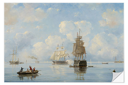 Adesivo murale Gun Salute by a Dutch Harbour, Ary Pleysier