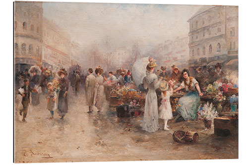 Gallery print Flower Market, 1890