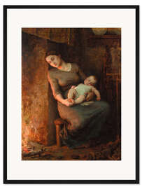 Gerahmter Kunstdruck Der Mann ist auf dem Meer