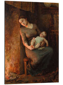 Magnettafel Der Mann ist auf dem Meer