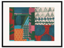 Gerahmter Kunstdruck Mycelium, 2023