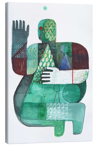 Canvas print Bodies of Land and Water 1, 2023