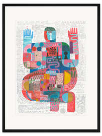 Gerahmter Kunstdruck Body Scan 3, 2023