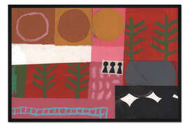 Gerahmter Kunstdruck Three Suns, 2023