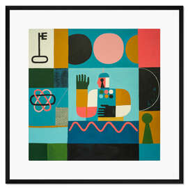 Gerahmter Kunstdruck Luna Waves, 2023