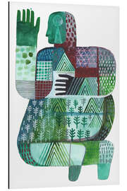 Magnettafel Bodies of Land and Water 3, 2023