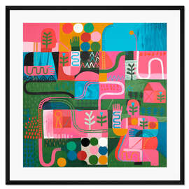 Gerahmter Kunstdruck Let's Get Lost, 2023