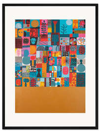 Gerahmter Kunstdruck The Overwhelming Om, 2020