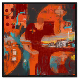 Gerahmter Kunstdruck Morning Sunset