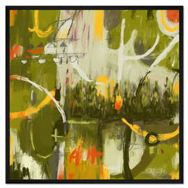 Gerahmter Kunstdruck Umgekehrte Wälder