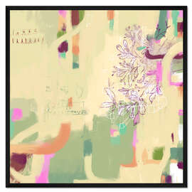 Gerahmter Kunstdruck Sponge Stairs