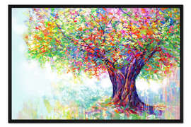 Gerahmter Kunstdruck Der Baum der Endlosen Freude