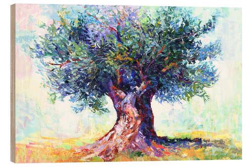 Tableau en bois Olive Tree