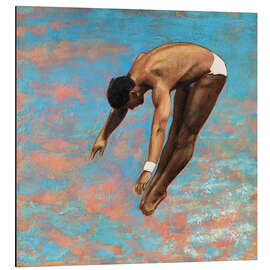 Magnettafel Turmspringer