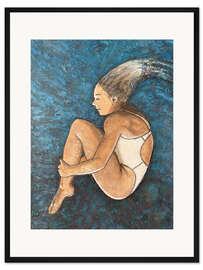 Gerahmter Kunstdruck Kompaktsprung