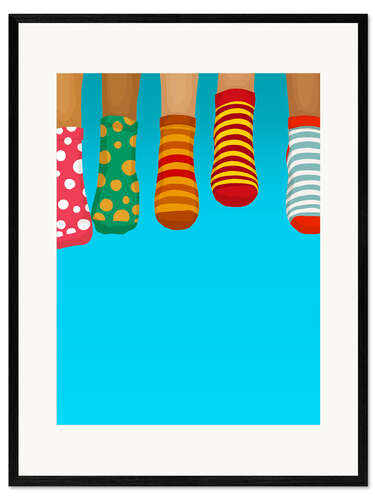 Impression artistique encadrée Long Summer Days