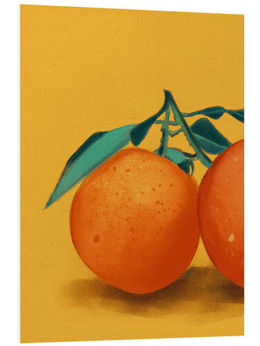 PVC print Two Tangerines