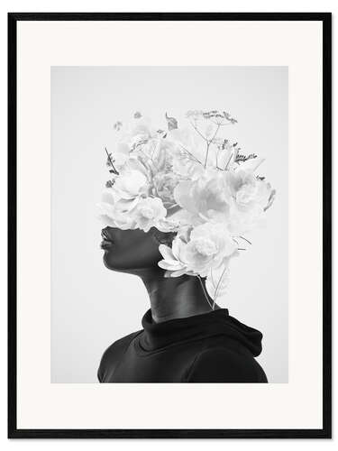 Plakat artystyczny premium w ramie Leaden Blossom