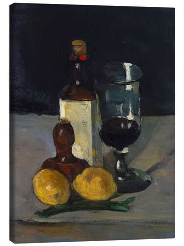 Quadro em tela Lemons & Wine