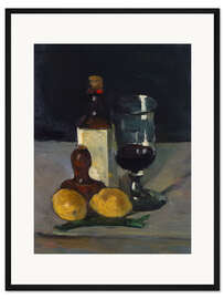 Gerahmter Kunstdruck Zitronen &amp; Wein