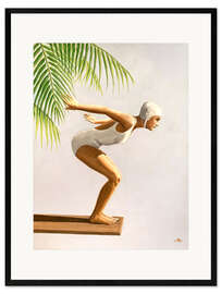 Framed art print Ready to Jump IV