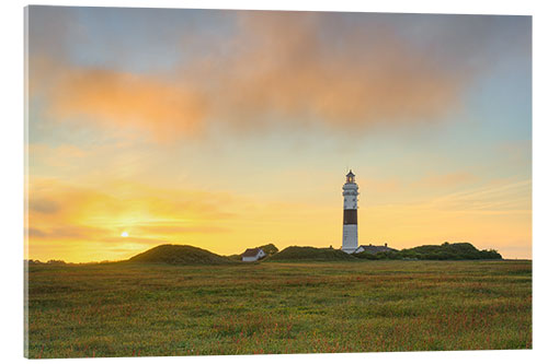 Acrylic print Lighthouse "Langer Christian" in Kampen, Sylt