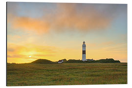 Aluminiumtavla Lighthouse "Langer Christian" in Kampen, Sylt