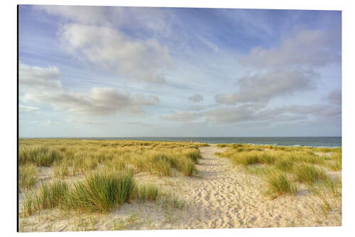 Aluminium print West Beach in Hörnum, Sylt